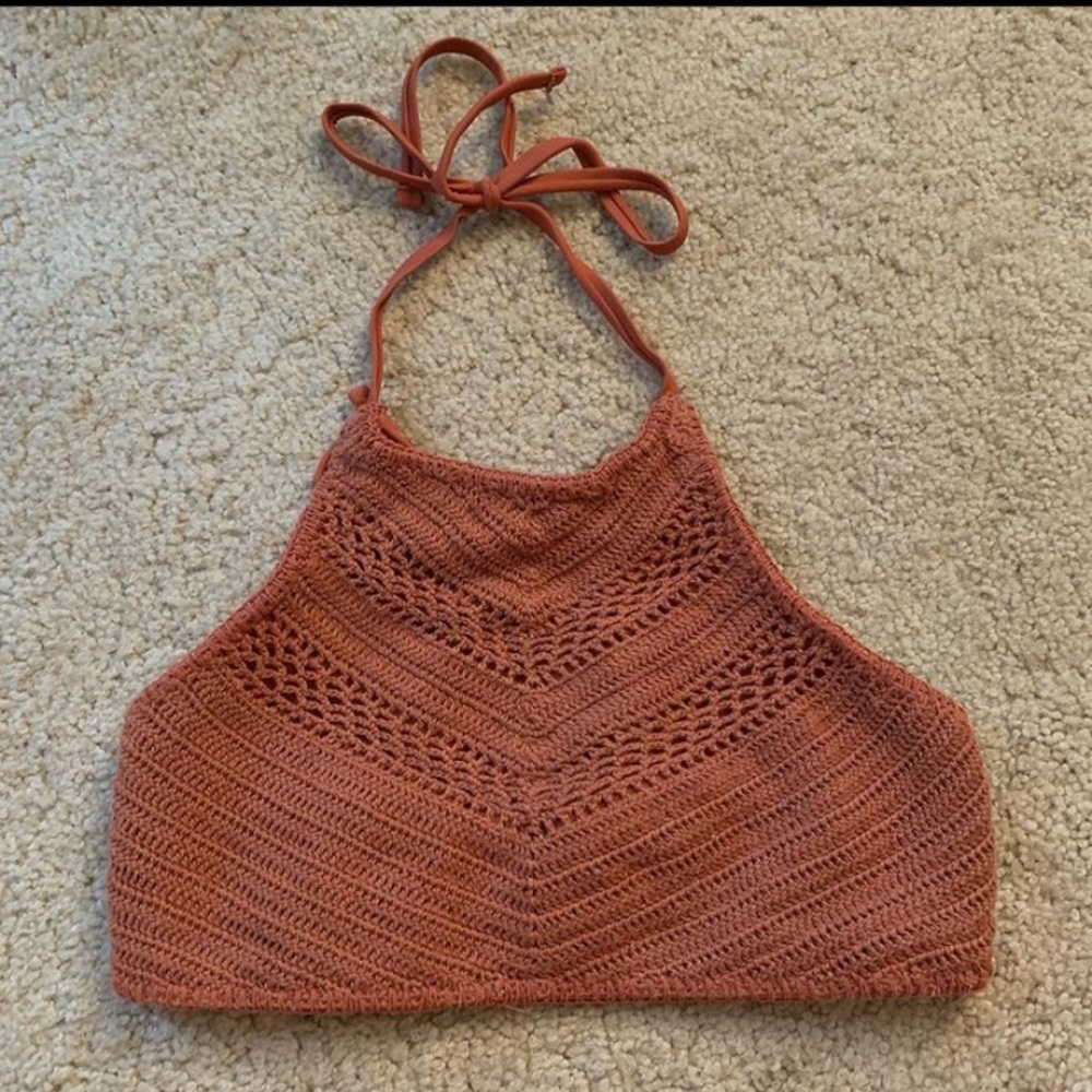 halter swimsuit top